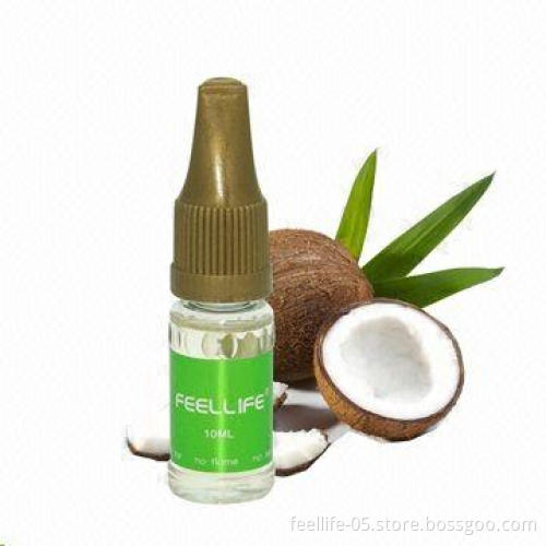 Coconut Flavor E-liquid, Childproof Bottles to Refill E-cigarette